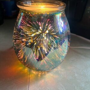 Colorful Glass Candle Holder Scentsy